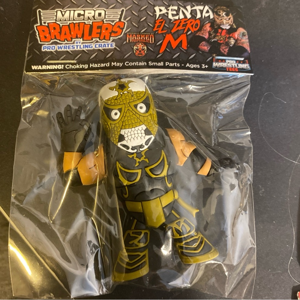 Micro Brawlers Penta El Zero M 3” Figure‎ by Pro Wrestling Crate Lucha Libre WWF